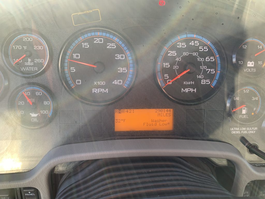 2018 INTERNATIONAL 4300 TRANSMISSION FILTER RESET visual data 5
