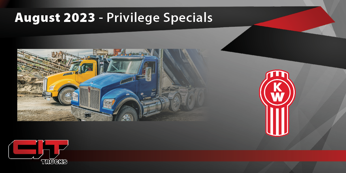 August 2023 Kenworth Privileges Card