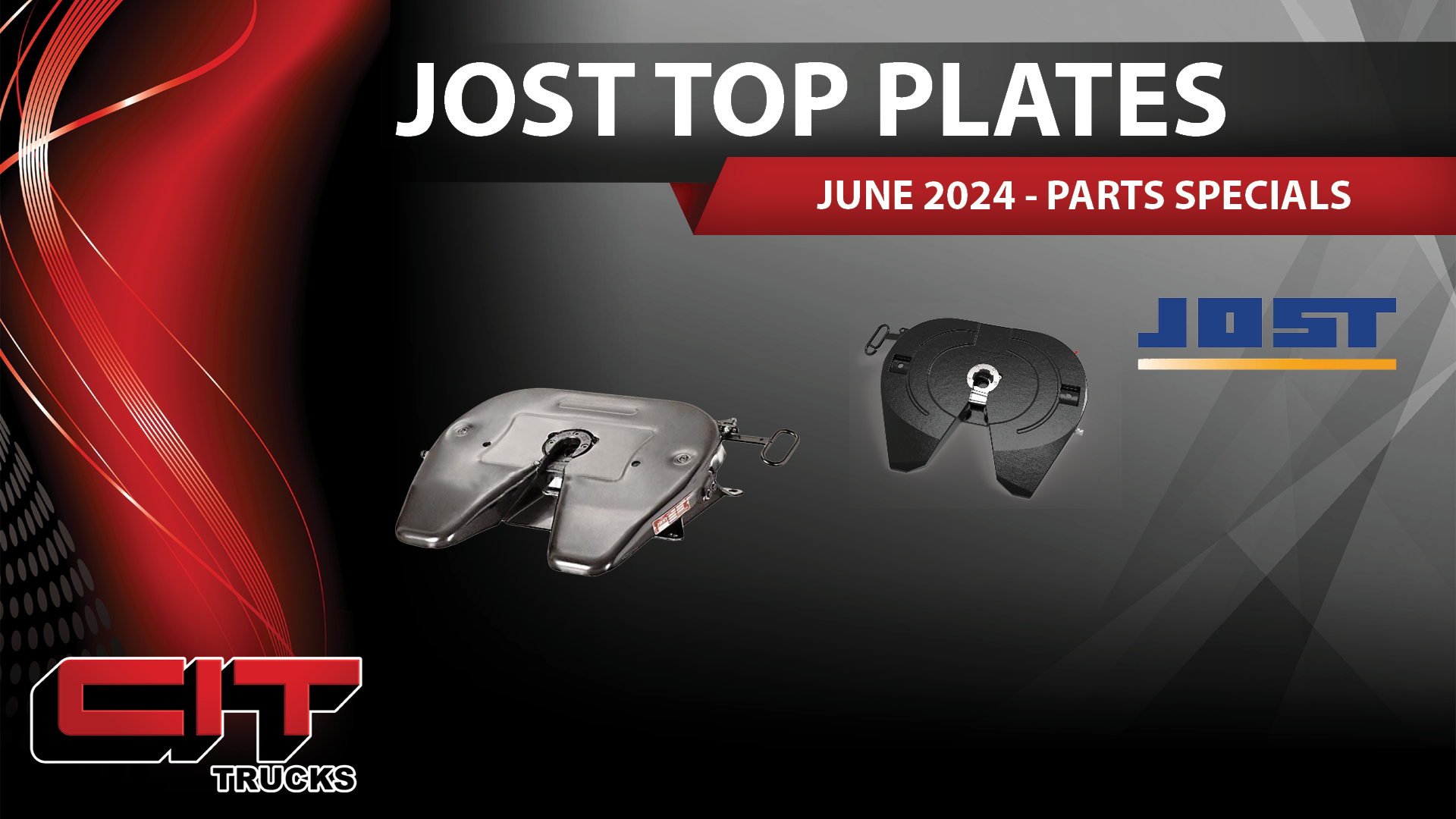 Jost Top Plates - June Parts Specials CIT Trucks