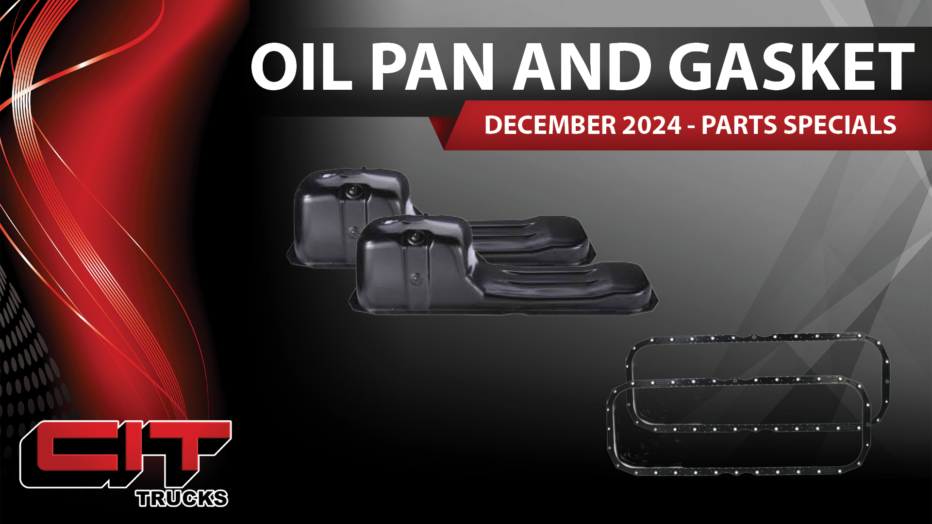 oil pan and gasket