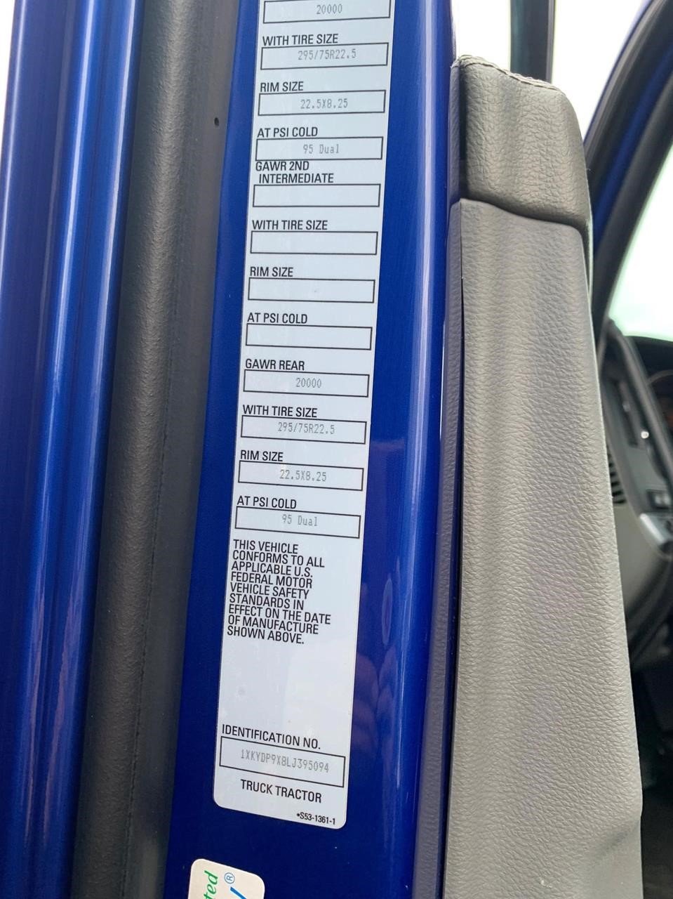 2020 KENWORTH T680 10027108707 2020 KENWORTH T680 10027108707