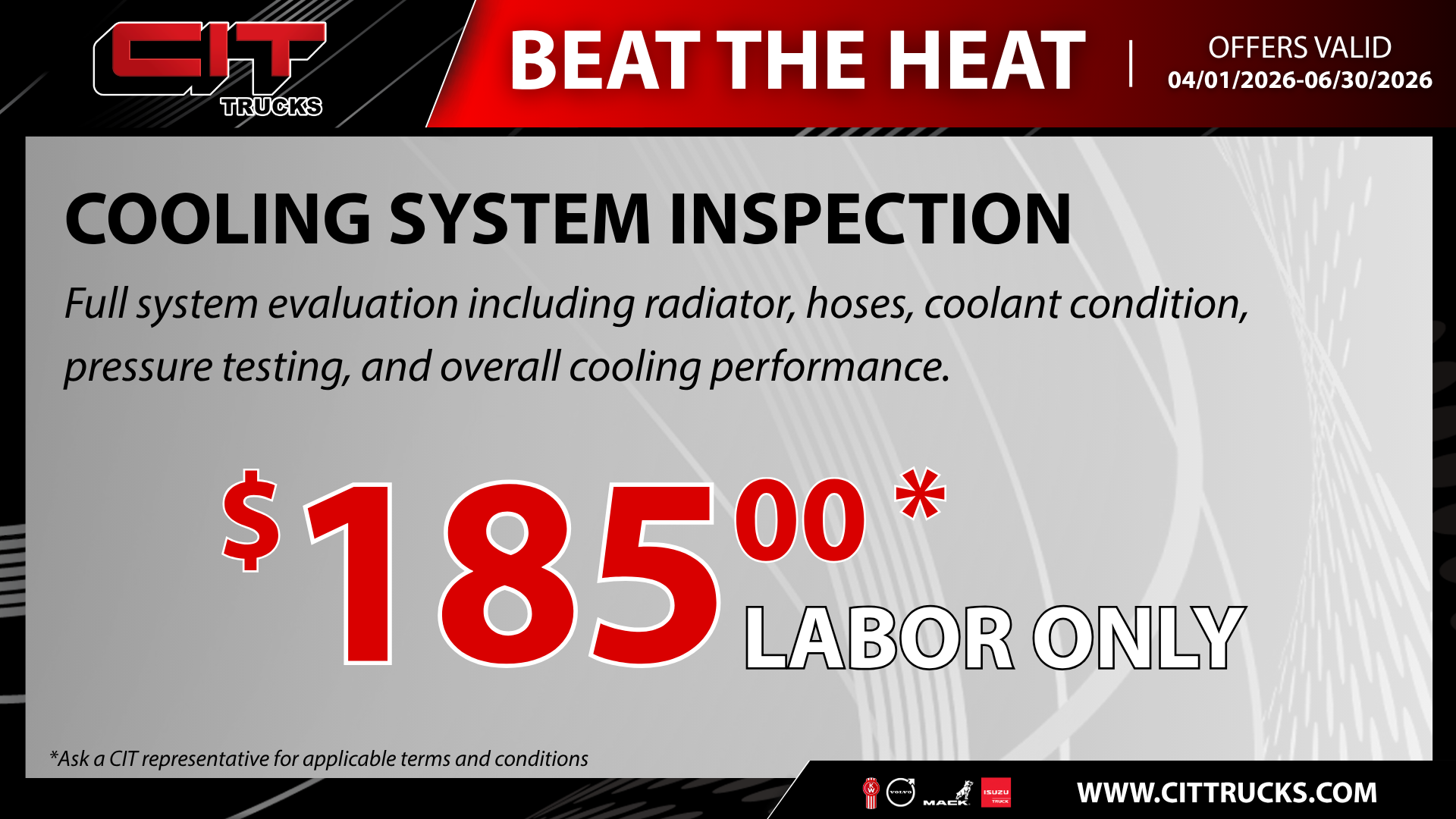 Cooling System Inspection - CIT Trucks