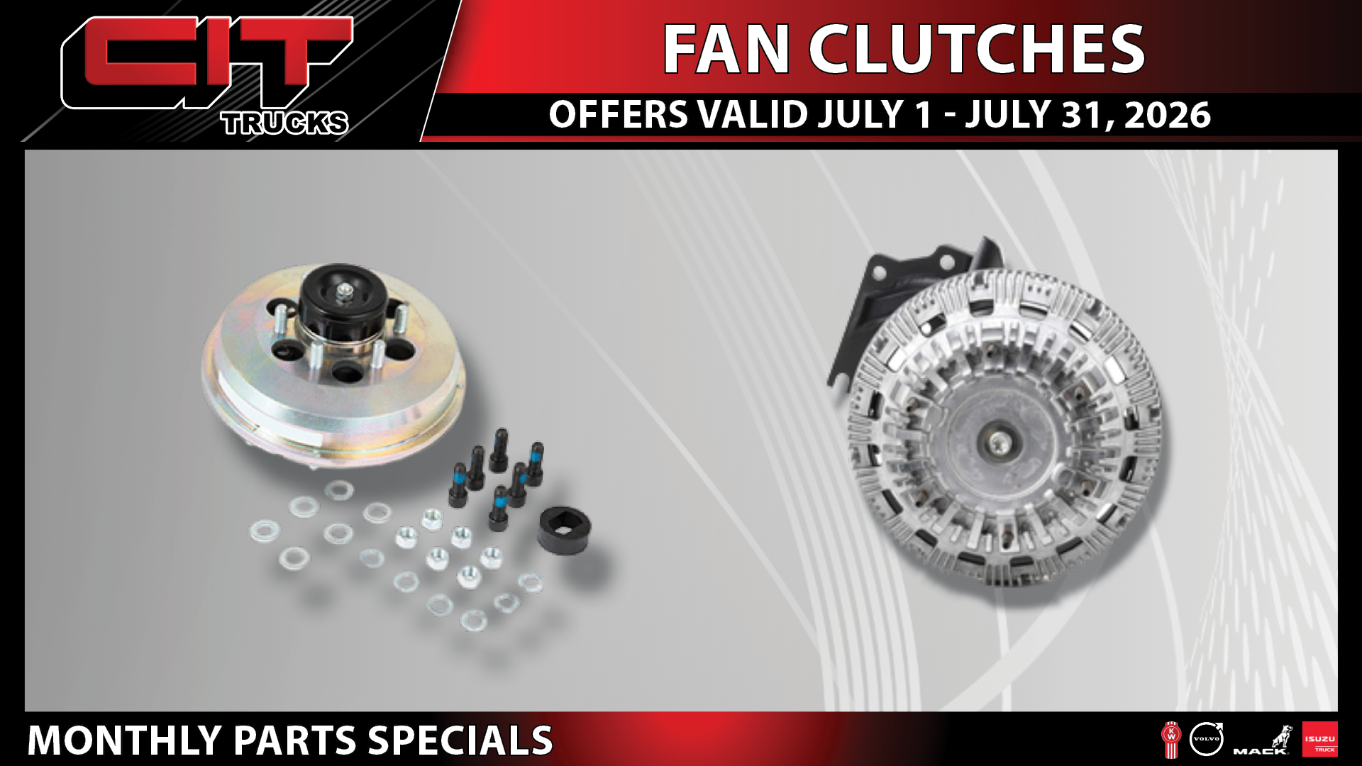 Champaign, IL 16 Fan Clutches - CIT Trucks