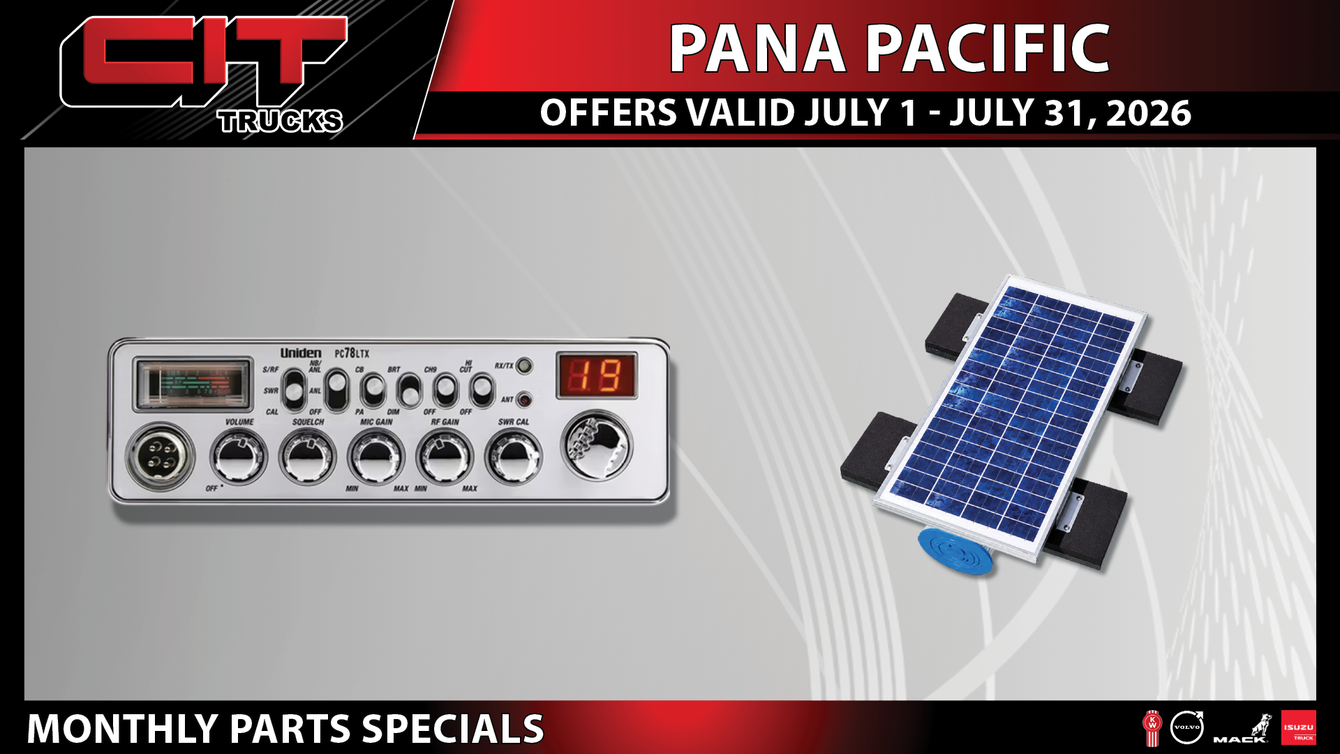 Parts 3 Pana Pacific - CIT Trucks