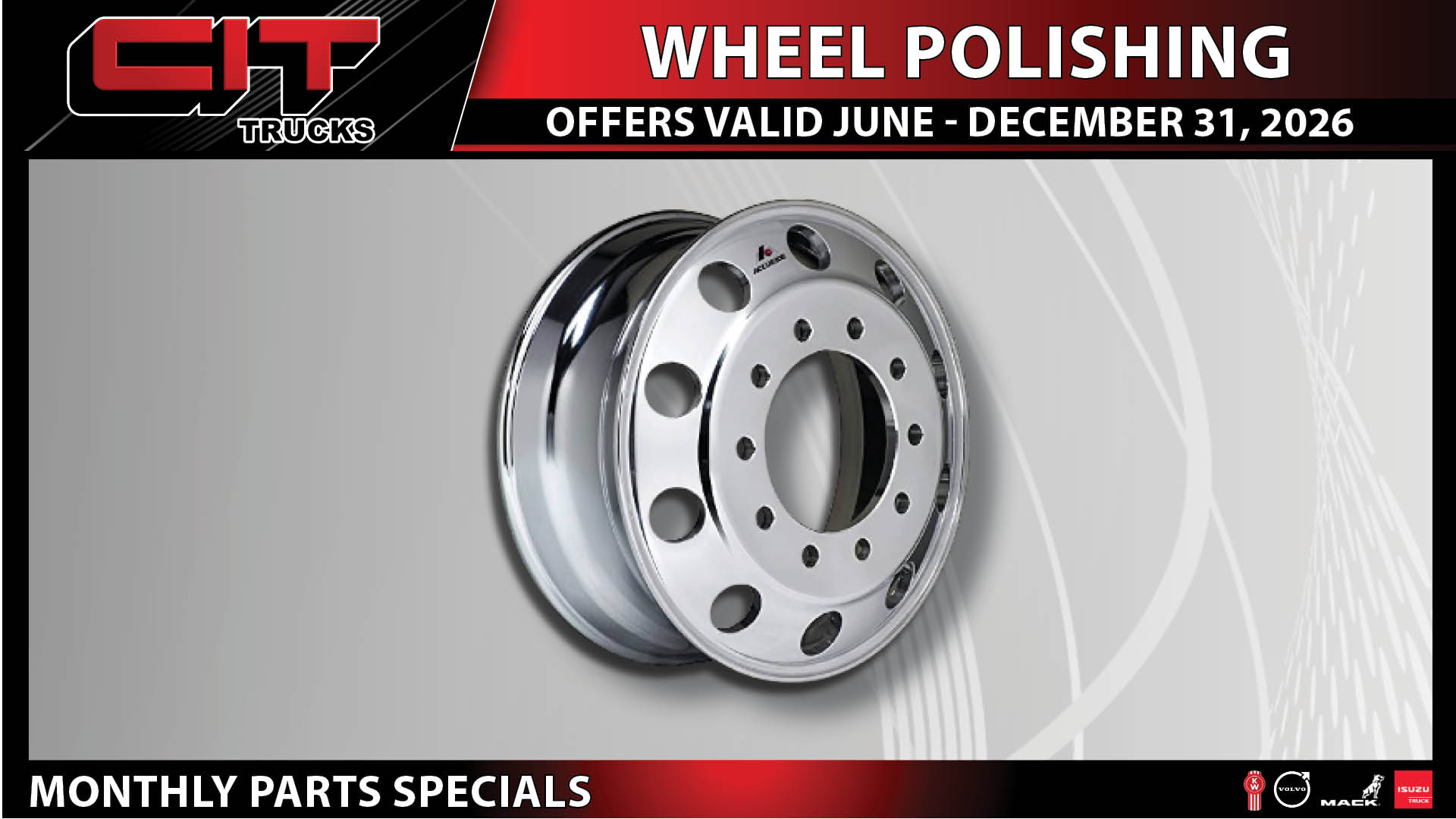 Joliet, IL 1 Wheel Polishing Special - CIT Trucks