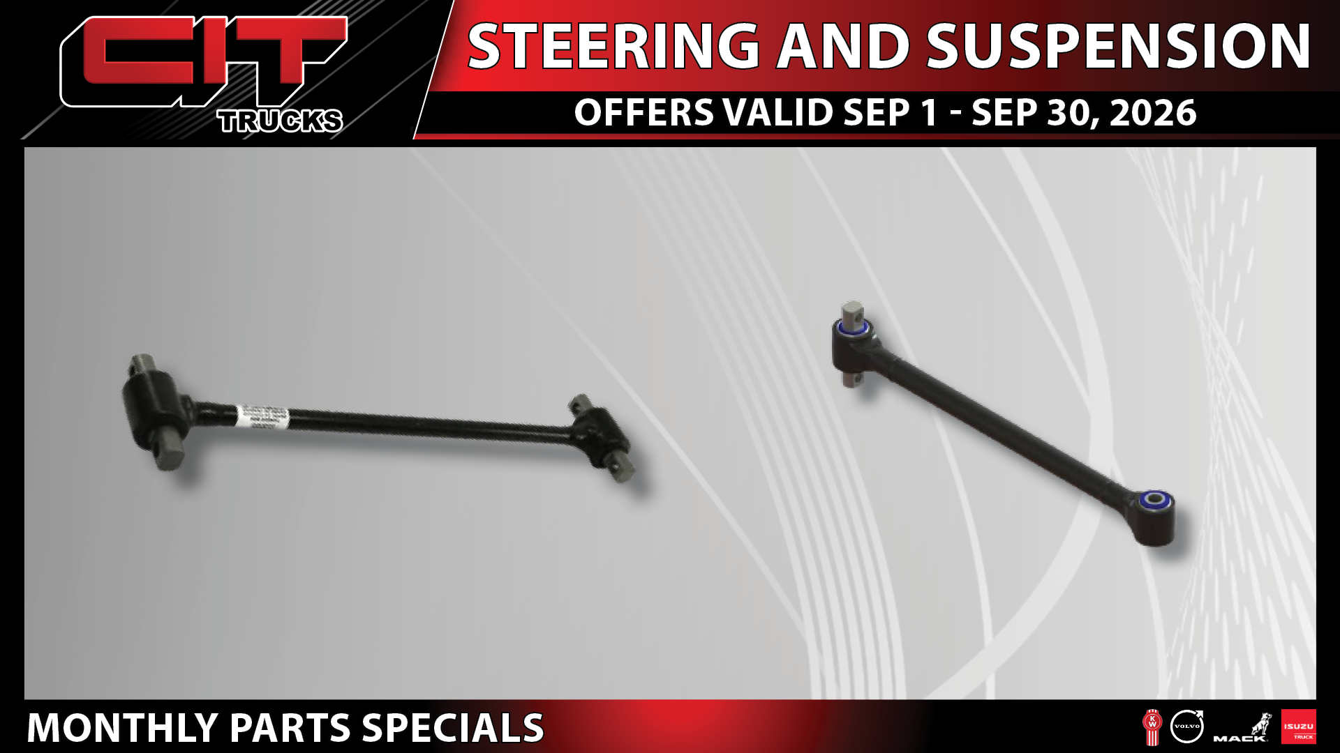 Steering and Suspension - CIT Trucks